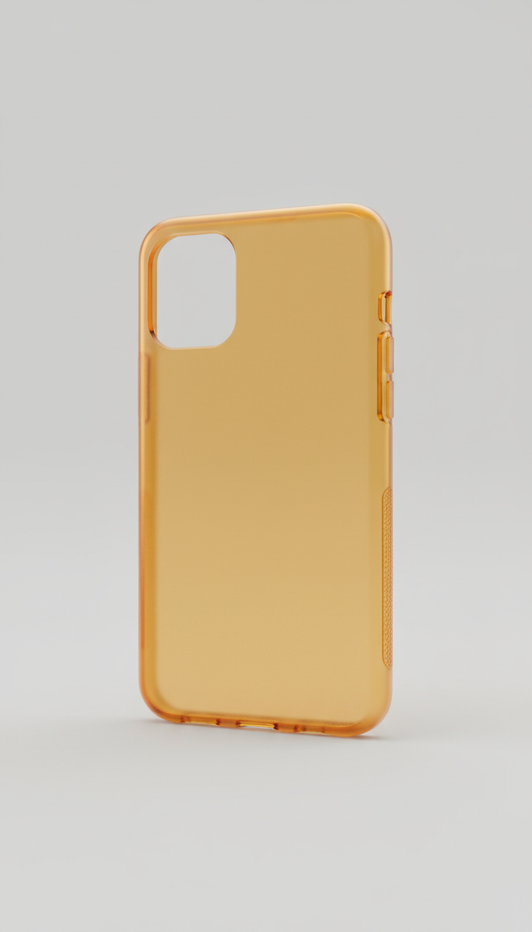 Sunlit amber polycarbonate case