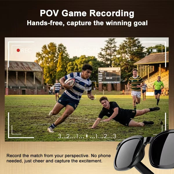 WearProx Vision Smart Glasses – Black