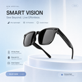 WearProx Vision Smart Glasses – Black