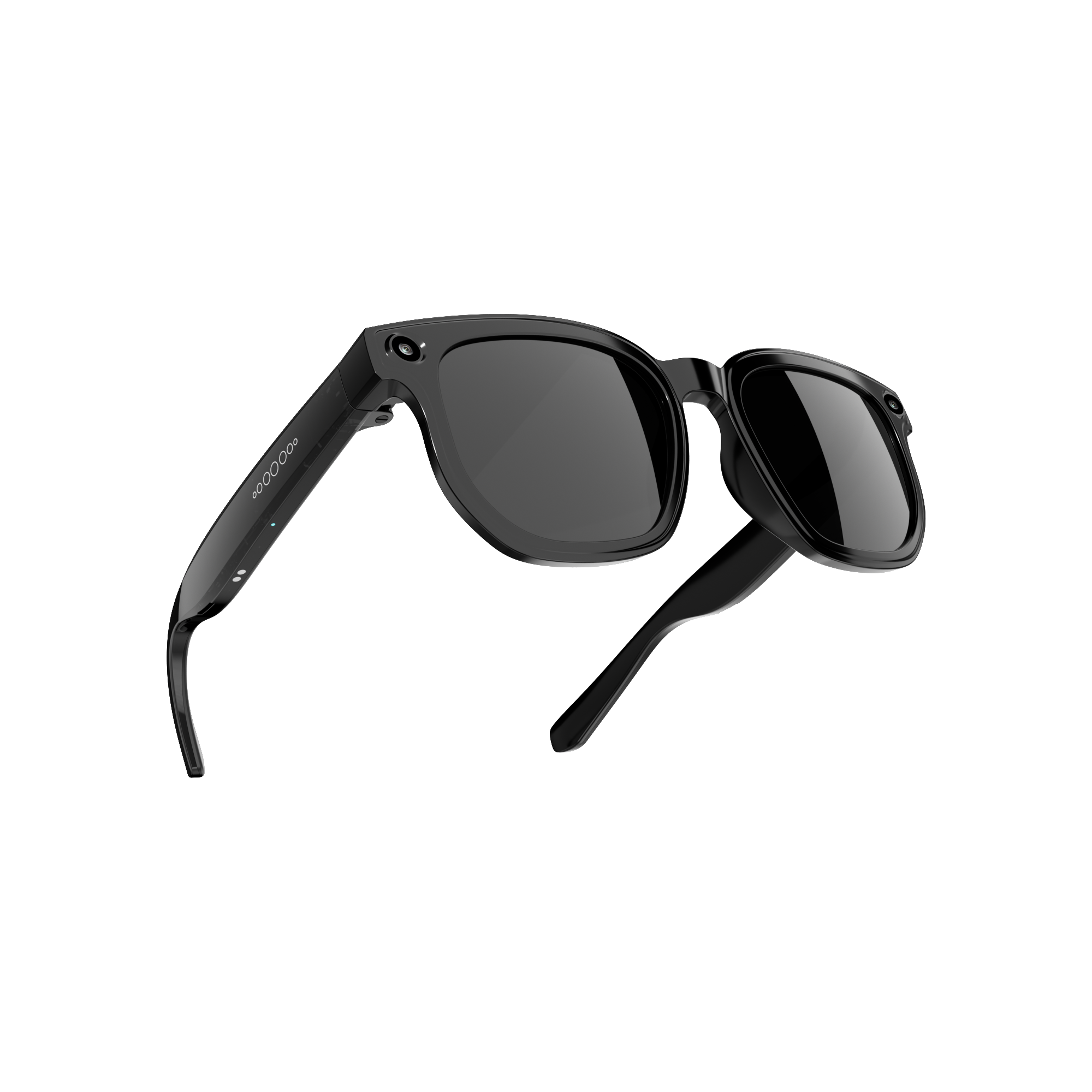 WearProx Vision Smart Glasses Black side angle