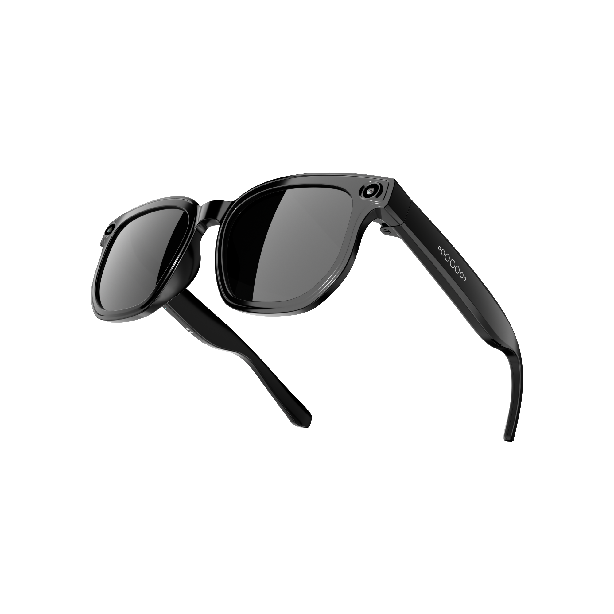 WearProx Vision Smart Glasses Black front view