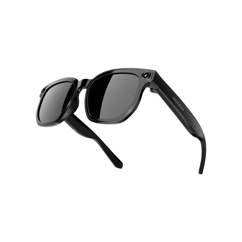 WearProx Vision Smart Glasses Black front view