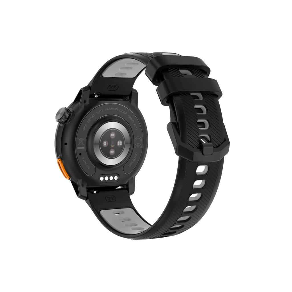 XG9 Smart Watch Gunmetal Black Back