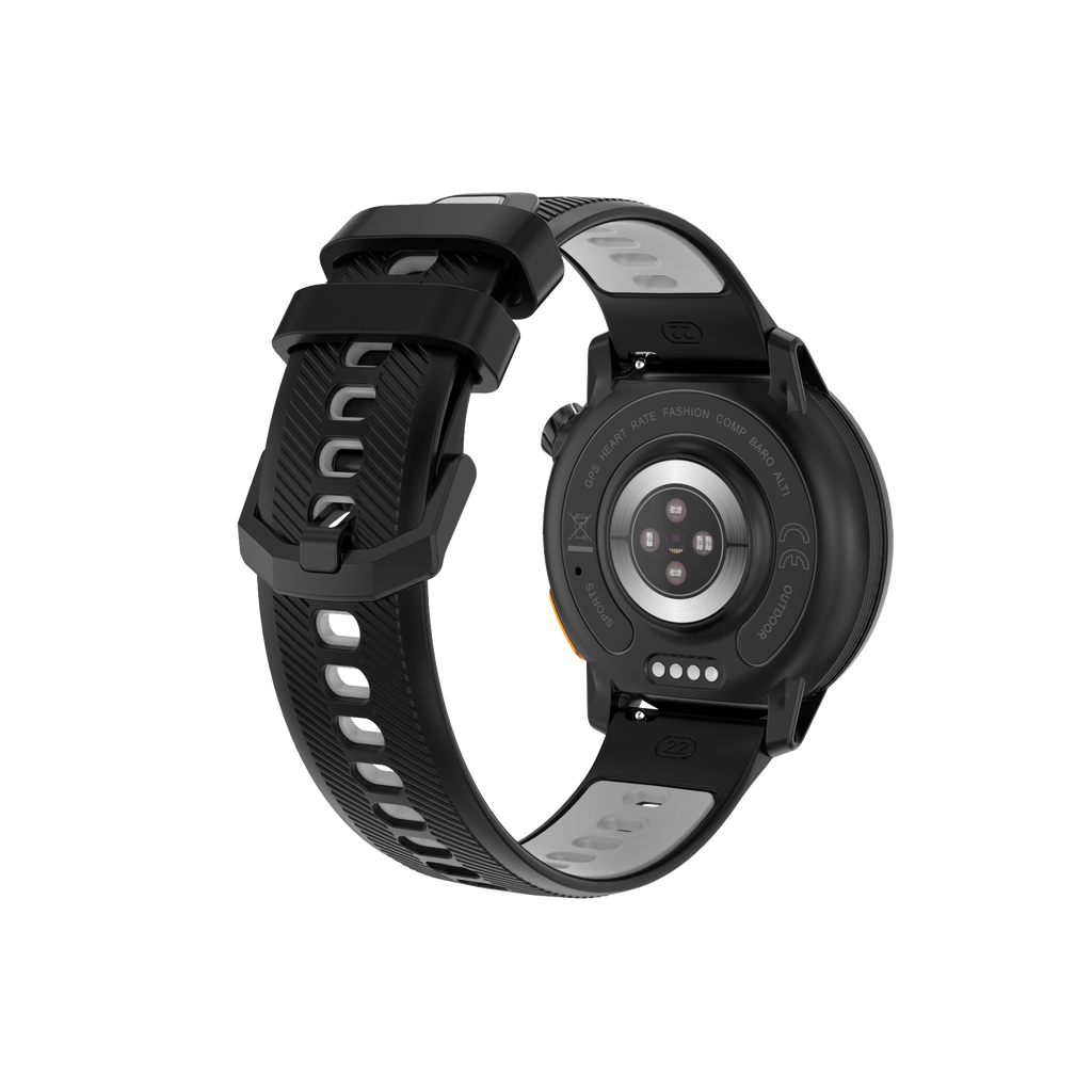 XG9 Smart Watch Gunmetal Black Worn